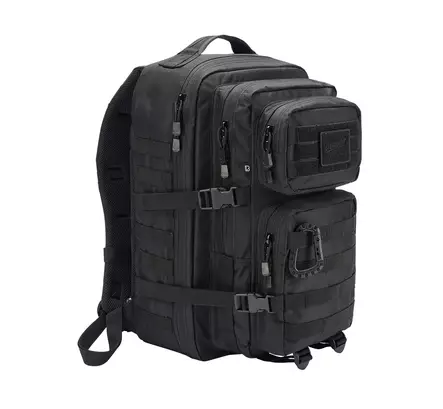 Brandit Assault Pack Backpack, Large, Black - Backpacks - 8074-2 - 1