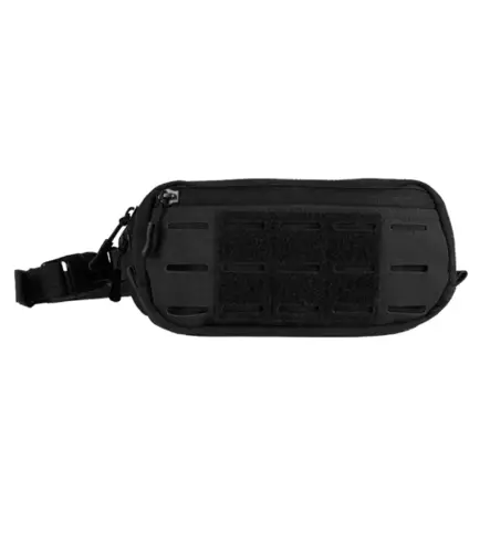 Laser Cut Waist Bag, Black, Mil-Tec - Bags - 13515002 - 1
