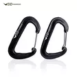 DD Carabiner 2 pcs, Black - Climbing and Carabiners - DD-KABK2 - 1