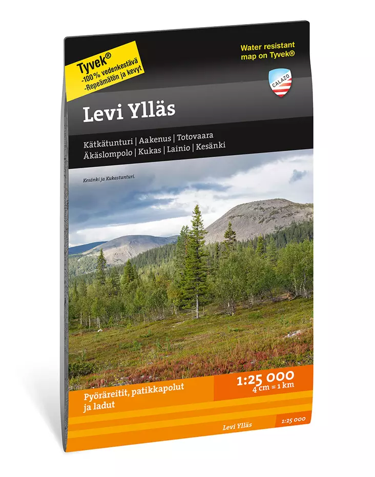 Map of Levi Ylläs, February 2017, Calazo - Maps and Bags - 502 - 1