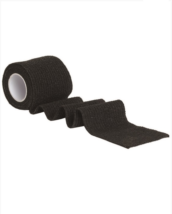 Black Camouflage Tape, 50 mm, 4.5 meters, Mil-Tec - Masking Tapes - 15933002 - 1