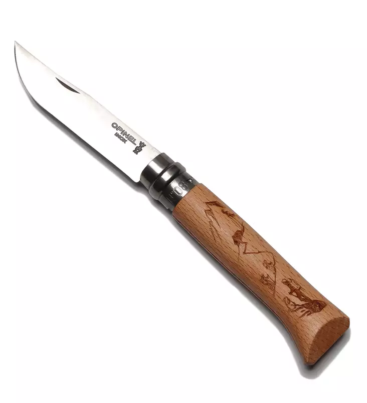 Opinel 8 Inox Adventurer, stainless steel - Knives - 91884662 - 1