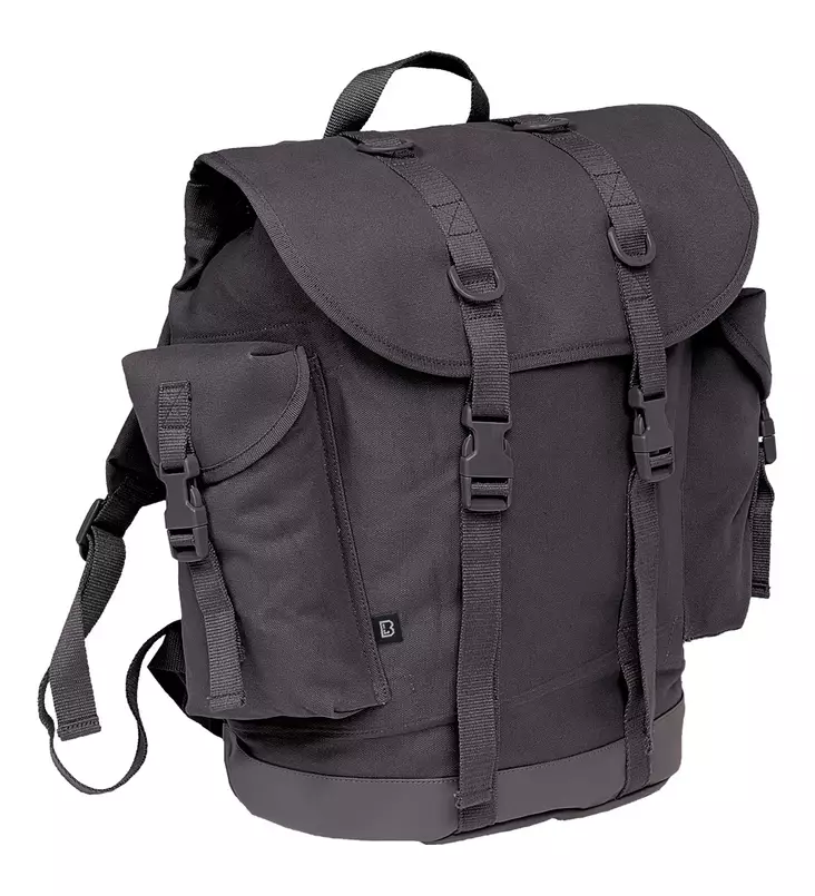 Brandit BW Backpack, Black - Backpacks - 8005-2 - 1