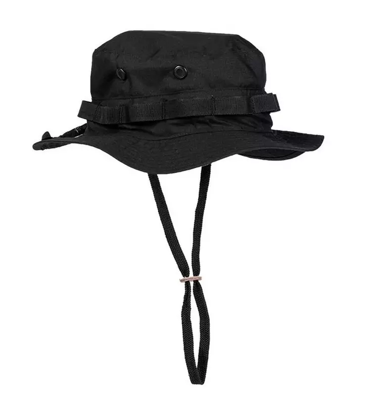 Boonie Hat US GI Ripstop, Black - Wide-Brimmed Hats and Boonie Hats - 12323002 - 1