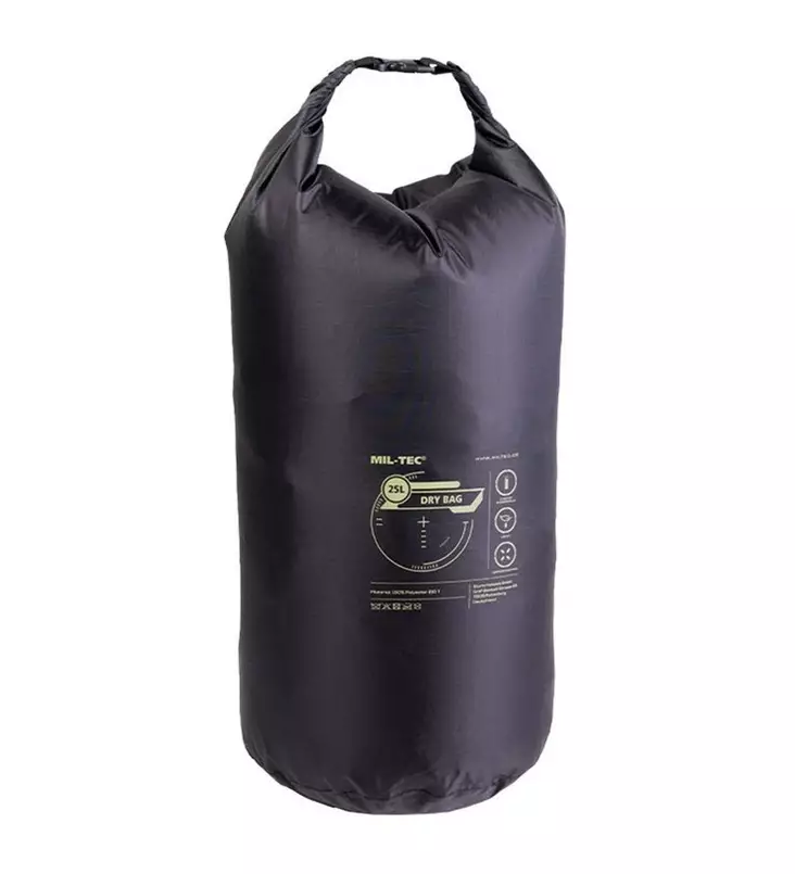 25 Liter Packing Bag, Black, Mil-Tec - Gear Bags and Sacks - 13878202 - 1