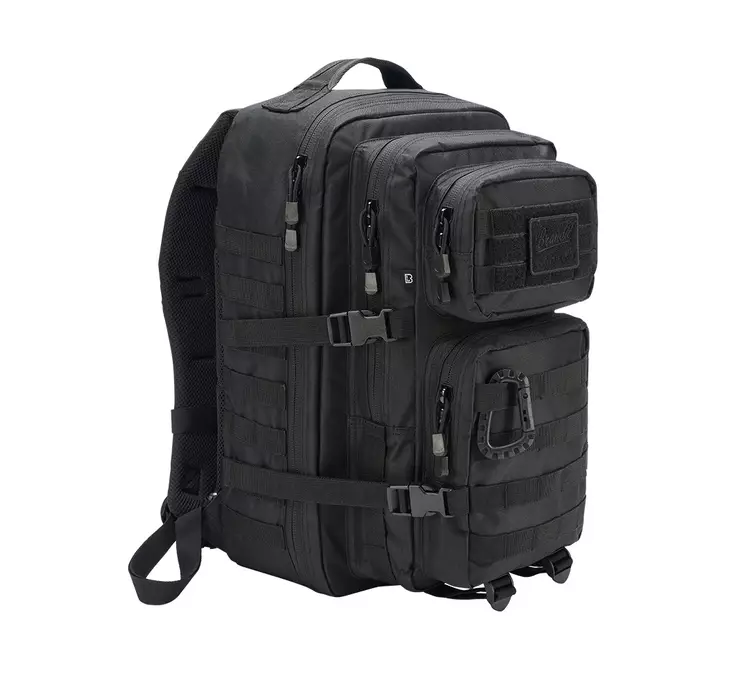 Brandit Assault Pack Backpack, Large, Black - Backpacks - 8074-2 - 1