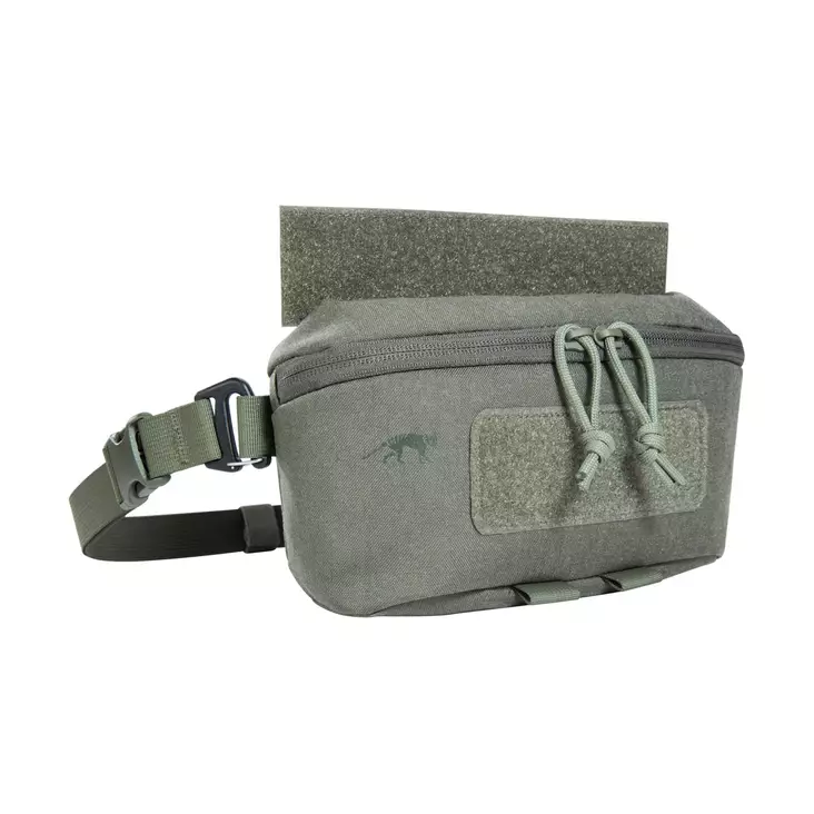 Tasmanian Tiger Plate Carrier Pouch VL IRR, Stone Grey Olive - Horizontal Pockets - 8819-332 - 1