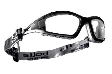 Bollé Tracker TRACPSi Clear Platinum Safety Glasses, Transparent - Sunglasses - 256513 - 2