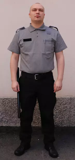 Gray Polo Shirt, New - Polo Shirts - C1073 - 2