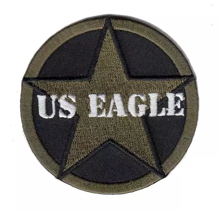 US Eagle Velcro Patch, Field Green - Morale Patches - 120823 - 1