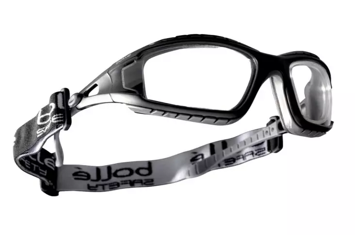 Bollé Tracker TRACPSi Clear Platinum Safety Glasses, Transparent - Sunglasses - 256513 - 2