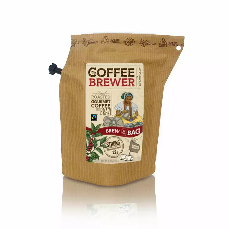 Grower Coffee Brazil Expedition Coffee for 2 Cups, Fairtrade & Organic - Coffee and Tea - 100303 - 1