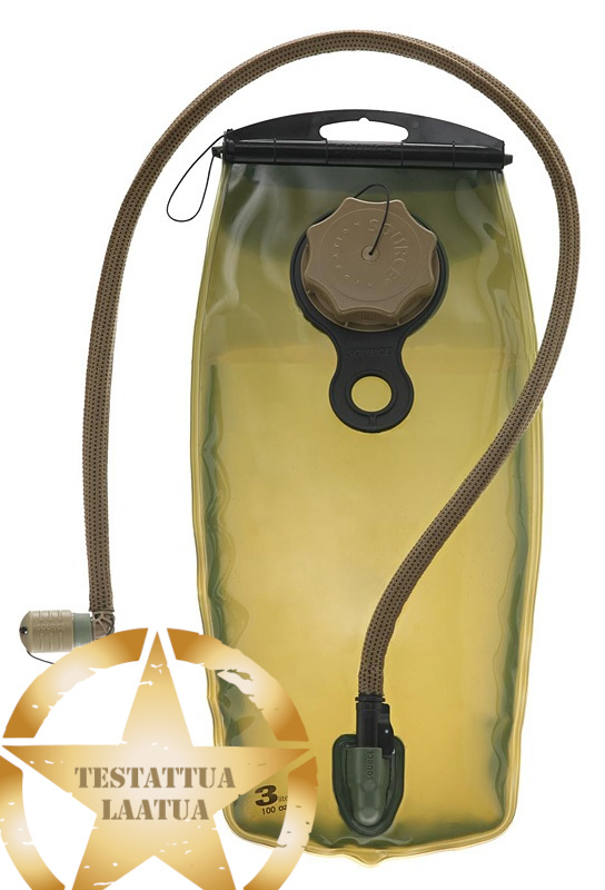 Source WXP Storm Valve Hydration Reservoir, 3.0 L, Olive Green - Hydration Packs and Bags - 4500130003 - 2