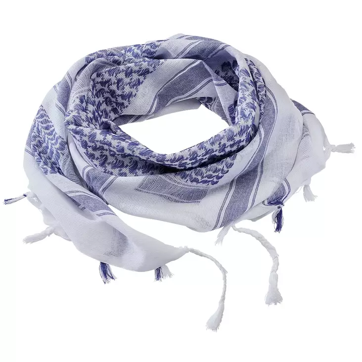 Brandit Shemagh Scarf, Blue and White - Shemaghs - 7009-153 - 1