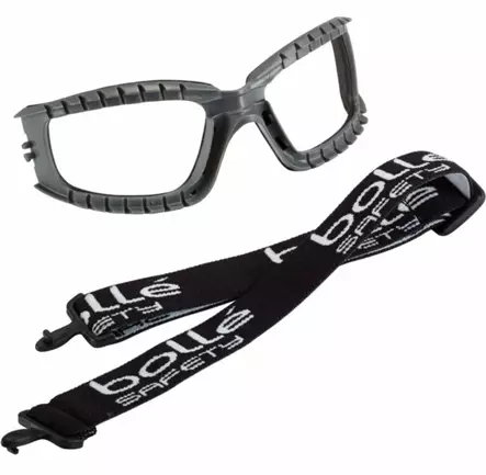 Bollé Tracker TRACPSF Clear Platinum Protective Glasses, Smoke Gray - Sunglasses - 256514 - 2