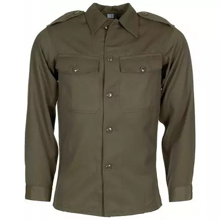 Austrian M75 Field Sweater, Olive Green, Surplus - Field Shirts and Utility Shirts - 602224 - 1
