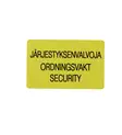 Security Personnel Badge 86 x 54 mm, with Clip and Safety Pin - Security Officer Badges - 120104 - 3