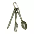 Spoon-Fork-Knife Cutlery Set, Plastic - Camping Cookware - 311014 - 1