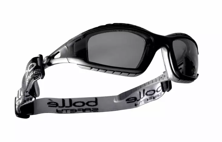Bollé Tracker TRACPSF Clear Platinum Protective Glasses, Smoke Gray - Sunglasses - 256514 - 1