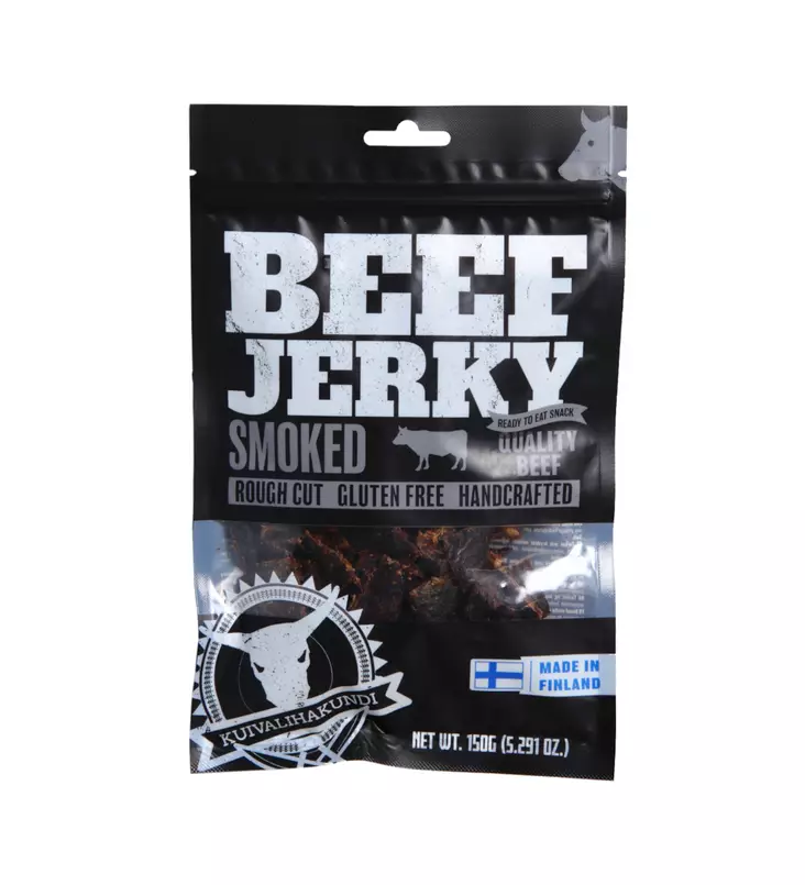 Kuivalihakundi Beef Jerky Smoked, 150g - Camping Meals and Drinks - 300004 - 1