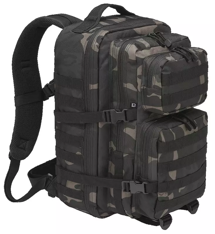 Brandit Assault Pack, Large, Dark Camo - Backpacks - 8008-4 - 1