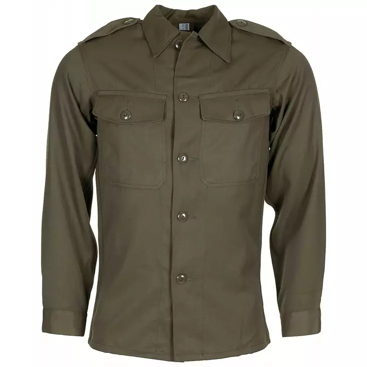 Austrian M75 Field Sweater, Olive Green, Surplus - Field Shirts and Utility Shirts - 602224 - 1
