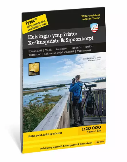 Map of Helsinki Region: Central Park & Sipoonkorpi, Calazo - Maps and Bags - 515 - 2