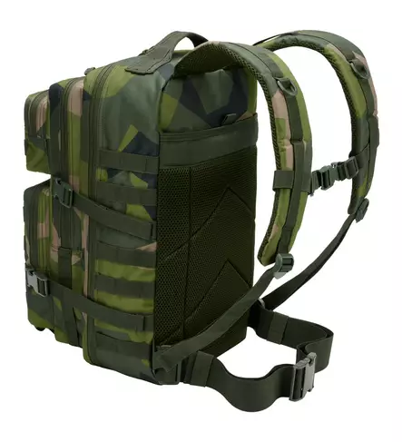 Brandit Assault Pack Backpack, Large, M90 Swedish Camouflage - Backpacks - 8008-125 - 2