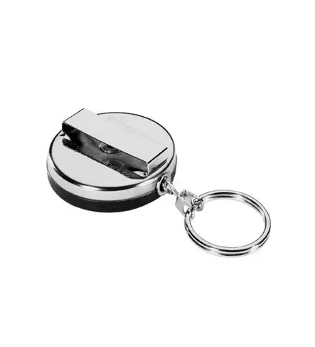 Key-Bak Original Chrome 24" Key Reel - Key Retractors - 506035 - 2