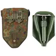 BW Tri-Fold Field Shovel in Flecktarn with Pocket, Surplus - Shovels - 627025 - 2