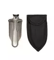 Collapsible Mini Shovel with Storage Pouch, Steel, MFH - Shovels - 27035 - 2