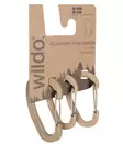 Wildo Carabiner Set of 3, Coyote Brown - Climbing and Carabiners - 15920105 - 1