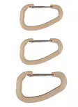 Wildo Carabiner Set of 3, Coyote Brown - Climbing and Carabiners - 15920105 - 2