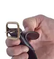Brass Buckle Crew Belt 45 mm - Leather Belts - 120071-105 - 2