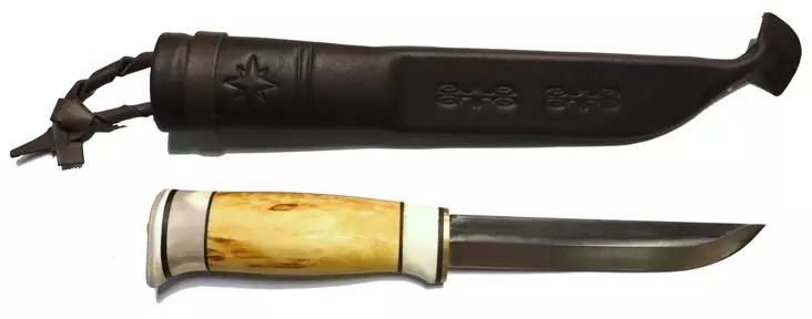 Wilderness Knife Lapland Carve 7.125, Reindeer Antler Bone - Knives - 7-125 - 1