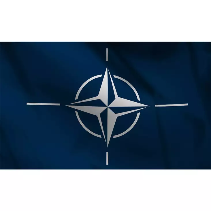 NATO Flag 1.0 x 1.5 m, Blue - Flags - 447200-145 - 1