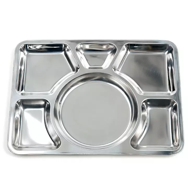 Metal Prison Tray, Stainless Steel, Fosco - Camping Cookware - 311015 - 1