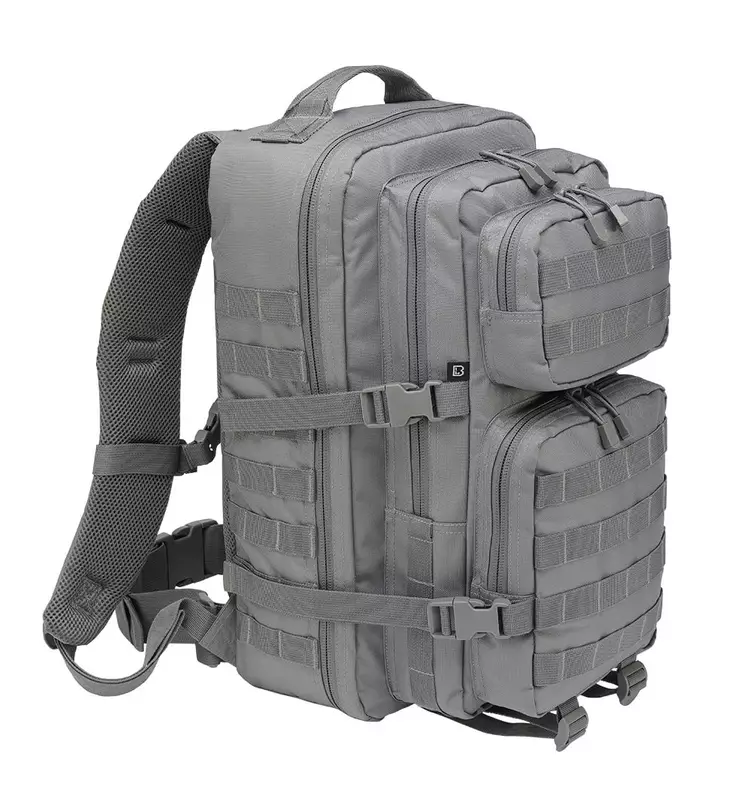 Brandit Assault Pack, Large, Grey - Backpacks - 8008-5 - 1