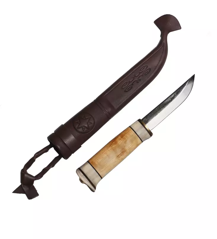 Backcountry Knife Lapin Vuolu 7095, Reindeer Antler Bone - Knives - 7095 - 1