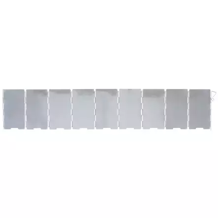 Wind Shield for Stove, Foldable, Aluminum, 9-Panel, MFH - Gas Stoves - 33686 - 2