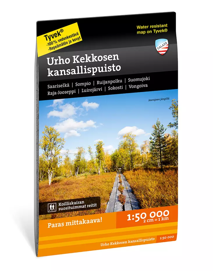 Map of Urho Kekkonen National Park, Calazo - Maps and Bags - 506 - 1