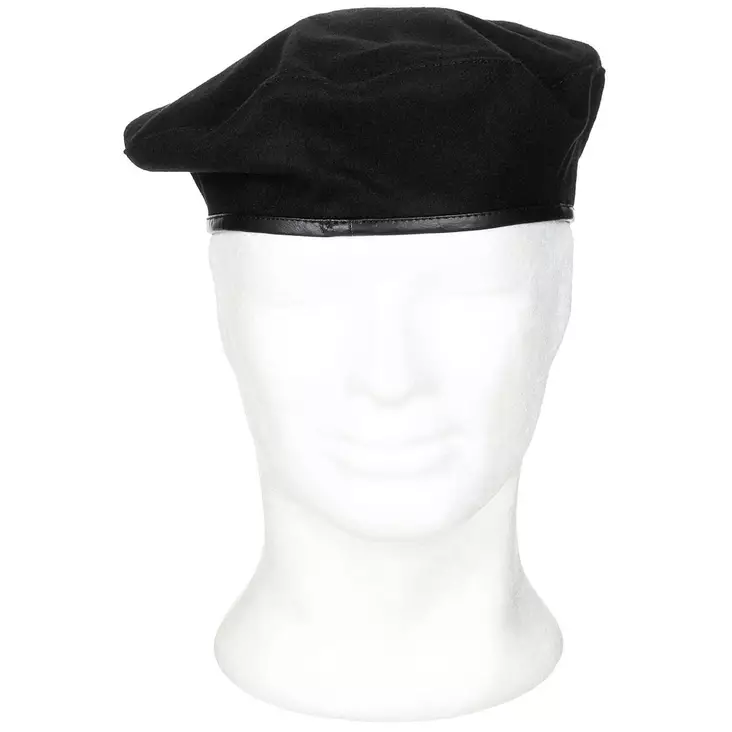Czechoslovakian Beret, Black, Surplus - Berets, Caps, and Military Hats - 610099A-56 - 1