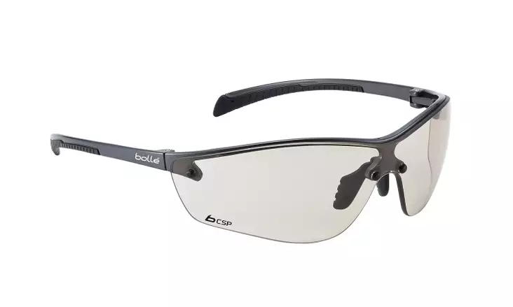 Bollé Silium+ SILPCSP Platinum Safety Glasses, Clear Lens - Sunglasses - 256517 - 1