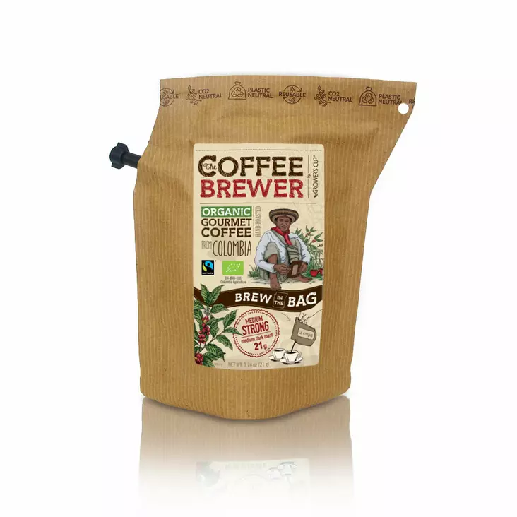 Grower Coffee Colombia Expedition Coffee 2 Cups, Fairtrade & Organic - Coffee and Tea - 100307 - 1