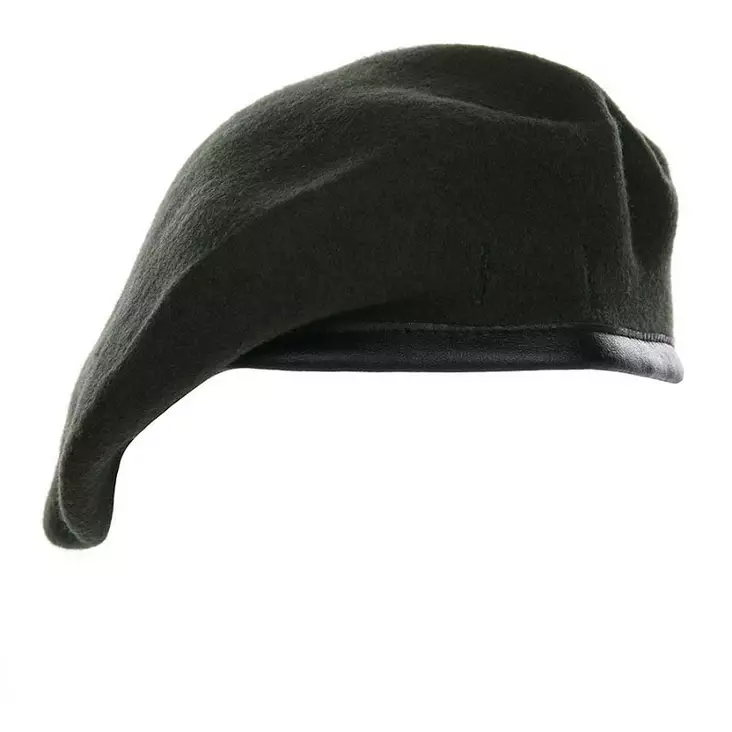 Dark Green Beret, Fostex - Berets, Caps, and Military Hats - 21111G-57 - 1