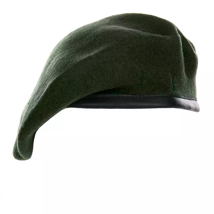 Dark Green Beret, Fostex - Berets, Caps, and Military Hats - 21111G-57 - 1