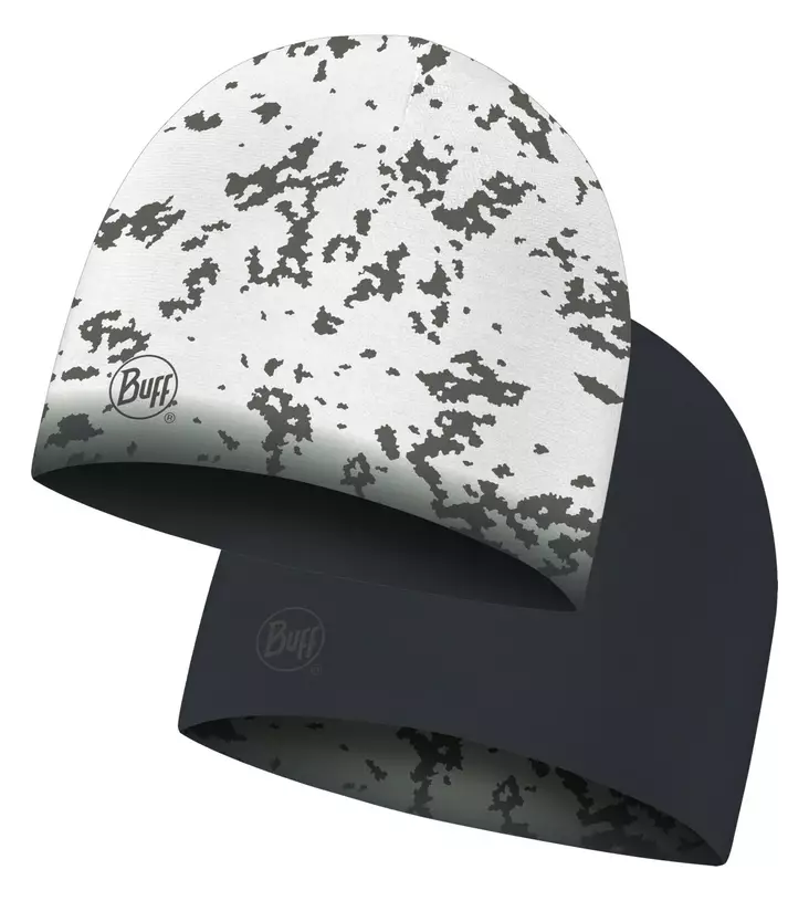 Original BUFF Microfiber Reversible Beanie, M05 Snow Camo - Beanies - 130357 - 1