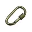 80 mm Locking Carabiner, Green, Fosco - Climbing and Carabiners - 259178 - 1
