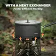 Fire-Maple Petrel Ramen Pot 800 ml with Heat Exchange Element - Camping Cookware - FMPRP8 - 4