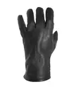 Leather Gloves with Sheep Wool-Cashmere Lining, Black - Leather Gloves - 1260M-8 - 4